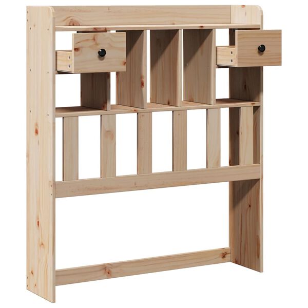 vidaXL Čelo postele s úložným priestorom 90 cm masívne borovicové drevo