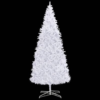 vidaXL Umelý vianočný stromček 400 cm, biely