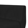 vidaXL Pohovka v tvare L čierna 275x140x70 cm zamat
