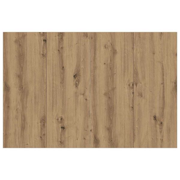 vidaXL Čelo postele dub artisan 120x1,5x80 cm spracovan&eacute; drevo