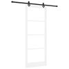 vidaXL Posuvn&eacute; dvere ORKDAL Biela a čierna 93 x 232 cm