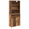 vidaXL Highboard 2 ks Star&eacute; drevo 69,5 x 34 x 180 cm