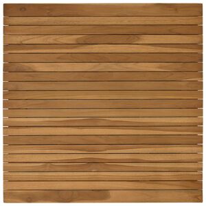 vidaXL Vrchn&aacute; doska 80 x 80 x 3,5 cm &Scaron;tvorcov&yacute; Hust&eacute; teakov&eacute; drevo