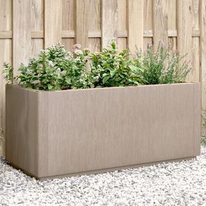 vidaXL Z&aacute;hradn&yacute; kvetin&aacute;č svetlosiv&yacute; 80x36x35 cm PP