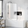 vidaXL Vaňov&aacute; z&aacute;stena 141 x 132 cm 3 skladacie panely