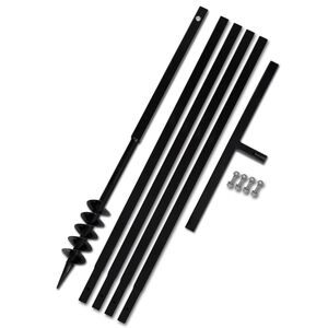 Zemn&aacute; vŕtačka 80mm s rukov&auml;ťou a 5 m oceľovou predlžovacou r&uacute;rkou