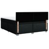 vidaXL Posteľn&yacute; r&aacute;m boxspring s matracom čierny 180x200 cm l&aacute;tka