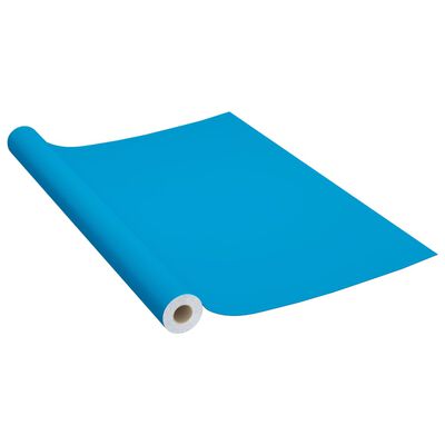 vidaXL Samolepiace tapety na nábytok 2 ks, azúrové 500x90 cm, PVC