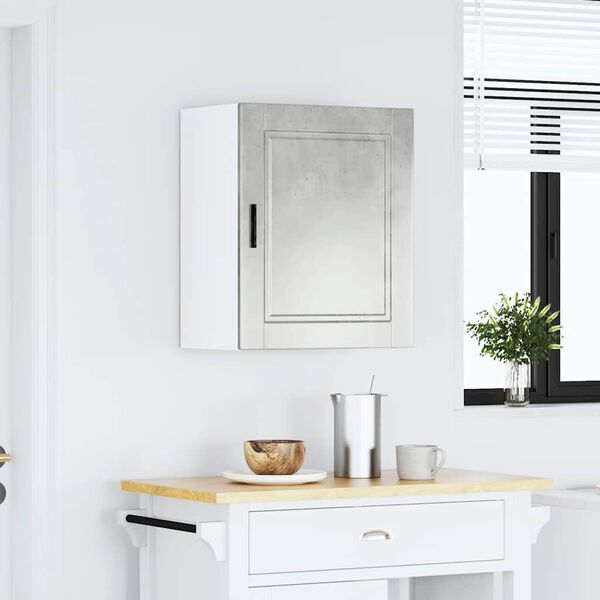 vidaXL Kuchynsk&aacute; n&aacute;stenn&aacute; skrinka Porto, bet&oacute;novo siv&eacute;