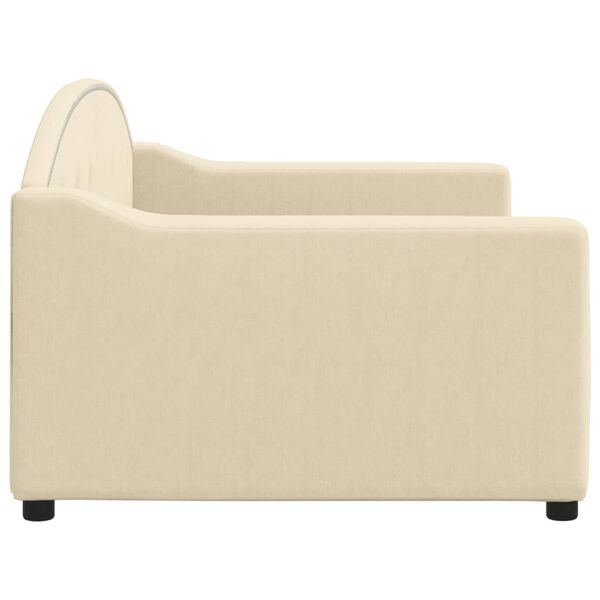 vidaXL Posteľn&yacute; r&aacute;m kr&eacute;mov&yacute; 90x200 cm l&aacute;tka