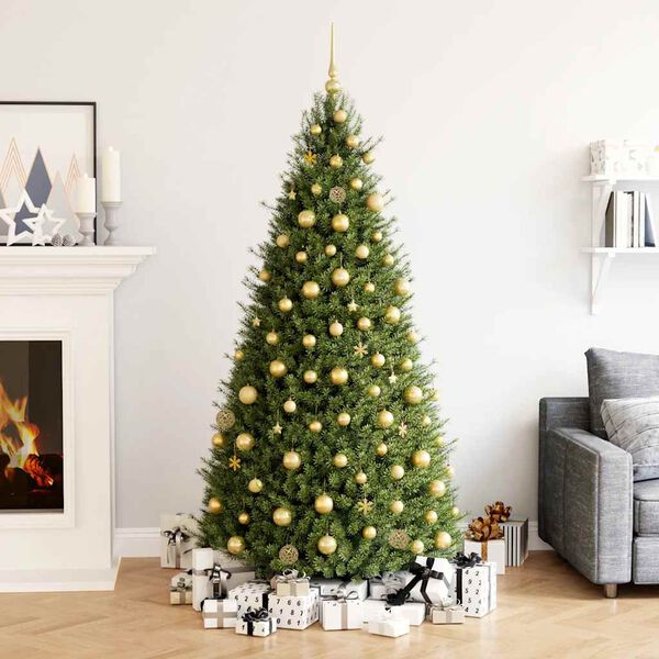 vidaXL 111-dielna sada vianočn&yacute;ch ozd&ocirc;b zlat&aacute; polystyr&eacute;n