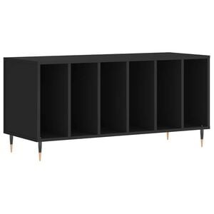 vidaXL Skrinka na platne čierna 100x38x48 cm kompozitn&eacute; drevo