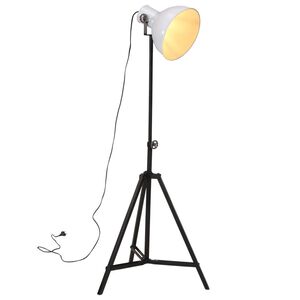 vidaXL Podlahov&aacute; lampa 25 W biela 61x61x90/150 cm E27
