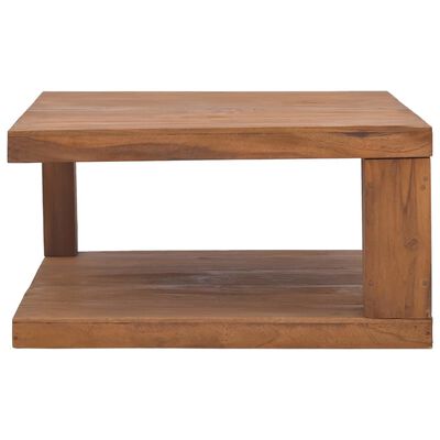 vidaXL Konferenčný stolík 65x65x33 cm masívne tíkové drevo