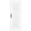 vidaXL Vysok&aacute; skrinka biela 34,5x34x180 cm spracovan&eacute; drevo