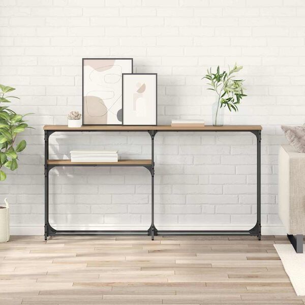 vidaXL Konferenčn&yacute;stol&iacute;k Remeseln&yacute; dub 145 x 22,5 x 75 cm