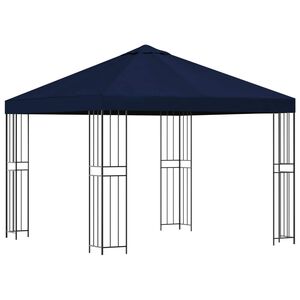 vidaXL Alt&aacute;nok 3 x 3 m Modr&aacute; Polyester a oceľ 190 gsm