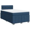 vidaXL Boxspring posteľ s matracom modr&aacute; 120x190 cm l&aacute;tka