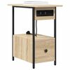vidaXL Nočn&yacute; stol&iacute;k Sonoma dub 60 x 30 x 61 cm Kompozitn&eacute; drevo