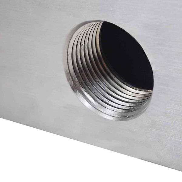 Obdĺžnikov&aacute; baz&eacute;nov&aacute; font&aacute;na/vodop&aacute;d, nehrdzavej&uacute;ca oceľ 60 cm