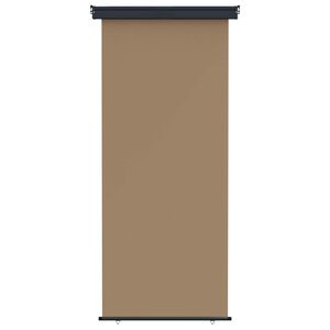 vidaXL Bočn&yacute; mark&iacute;z na balk&oacute;n 60 x 250 cm 100% polyester, železo, oceľ