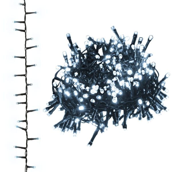 vidaXL Kompaktná LED reťaz, 2000 diód, studená biela 45 m, PVC