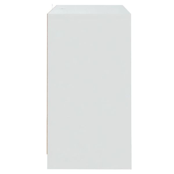 vidaXL Komoda, biela 70x41x75 cm, kompozitn&eacute; drevo