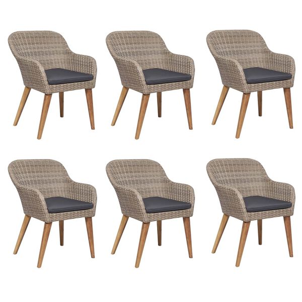 vidaXL 7-dielna z&aacute;hradn&aacute; jed&aacute;lensk&aacute; s&uacute;prava hned&aacute;