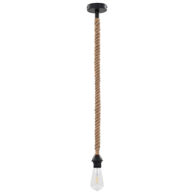 vidaXL Závesná lampa s lanom E27 žiarovky