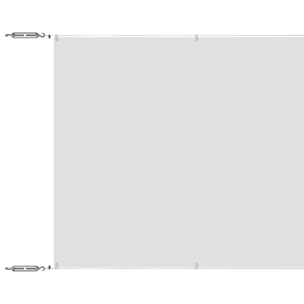 vidaXL Vertikálna markíza biela 60x1000 cm oxfordská látka