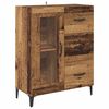 vidaXL Highboard Star&eacute; drevo 69,5 x 34 x 180 cm Kompozitn&eacute; drevo