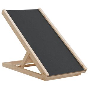 vidaXL Rampa pre psa &scaron;ed&aacute; 70x35 cm jedľov&eacute; mas&iacute;vne drevo