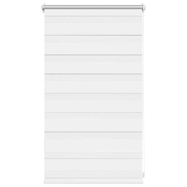 Roleta vzor zebra, 50 x 100 cm, biela