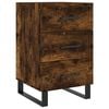vidaXL Nočn&yacute; stol&iacute;k dymov&yacute; dub 40x40x66 cm kompozitn&eacute; drevo