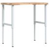 vidaXL Pracovn&yacute; st&ocirc;l 100x60x(73-99,5) cm mas&iacute;vna ak&aacute;cia obdĺžnik
