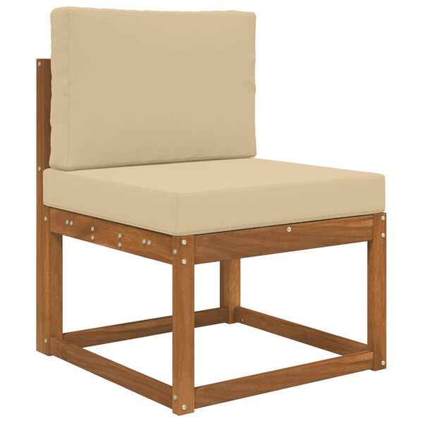 vidaXL Vank&uacute;&scaron; na vonkaj&scaron;iu pohovku 2 pcs B&eacute;žov&aacute; Polyester