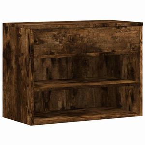 vidaXL Lavica na top&aacute;nky dymov&yacute; dub 60x30x45 cm spracovan&eacute; drevo
