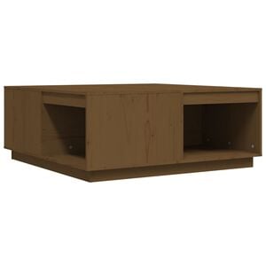vidaXL Konferenčn&yacute; stol&iacute;k medovohned&yacute; 100x101x40,5 cm borovicov&yacute; mas&iacute;v