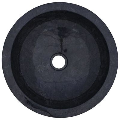 vidaXL Kúpelňová skrinka tíkový masív s umývadlami z čierneho mramoru