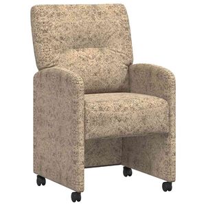 vidaXL Jed&aacute;lensk&eacute; stoličky na kolieskach s kolesami 2 pcs Svetlosiv&aacute;