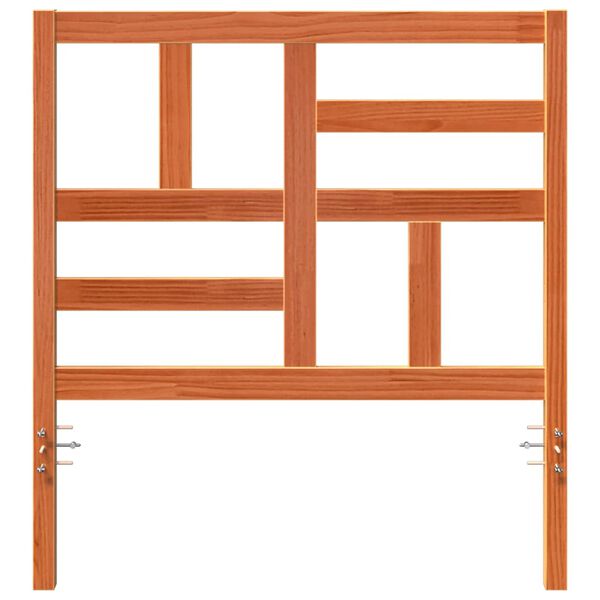 vidaXL Čelňa postele s čelnou doskou Včel&iacute; hned&yacute; 80,5 x 4 x 104 cm