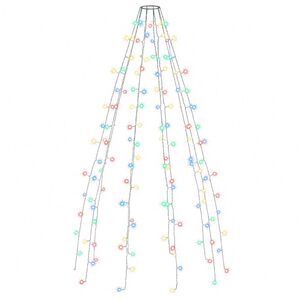 vidaXL Sveteln&aacute; sieť na vianočn&yacute; stromček 150 LED, farebn&aacute; 150 cm