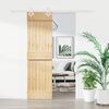 vidaXL Posuvné dvere so sadou kovania 70x210 cm borovicový masív