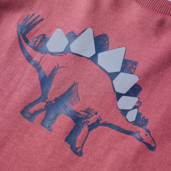 Detsk&eacute; tričko s dlh&yacute;mi ruk&aacute;vmi tmavočerven&eacute; 116