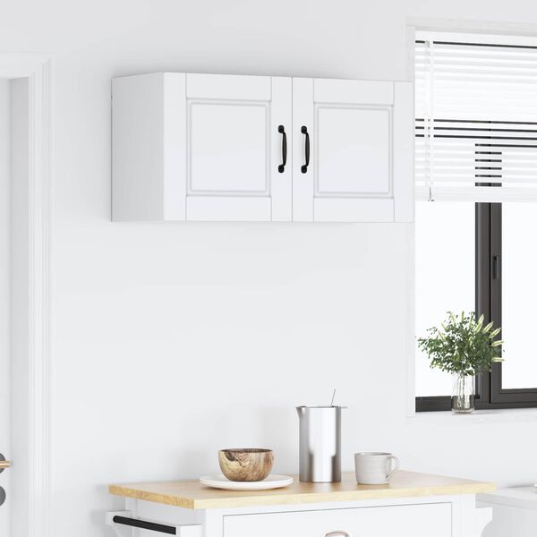 vidaXL Kuchynsk&aacute; skriňa Biela 80 x 31 x 40 cm Kompozitn&eacute; drevo