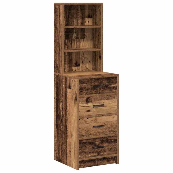 vidaXL Highboard Star&eacute; drevo 40 x 41 x 135 cm Kompozitn&eacute; drevo