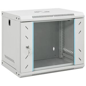 vidaXL 6U N&aacute;stenn&aacute; serverov&aacute; skriňa 19" IP20 53x40x45 cm