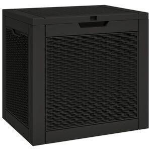 vidaXL Z&aacute;hradn&yacute; &uacute;ložn&yacute; box čierny 55,5x43x53 cm polypropyl&eacute;n