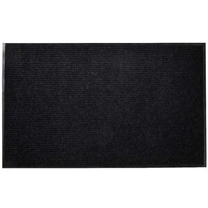 vidaXL Rohož pred dvere, čierna 90 x 60 cm, PVC