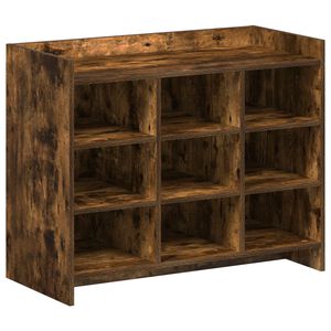vidaXL Skriňa na top&aacute;nky Dymov&yacute; dub 85 x 39,5 x 70 cm Kompozitn&eacute; drevo